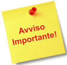 Avviso importante